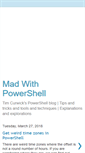 Mobile Screenshot of madwithpowershell.com
